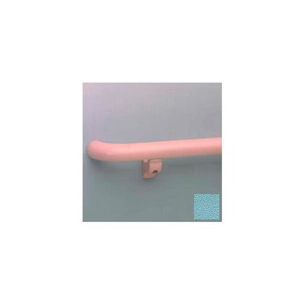 Pawling Round Handrail, 1-1/2" Grip, Aluminum Retainer, 12' Long, Stormy Blue BR-1200-12-382 - main